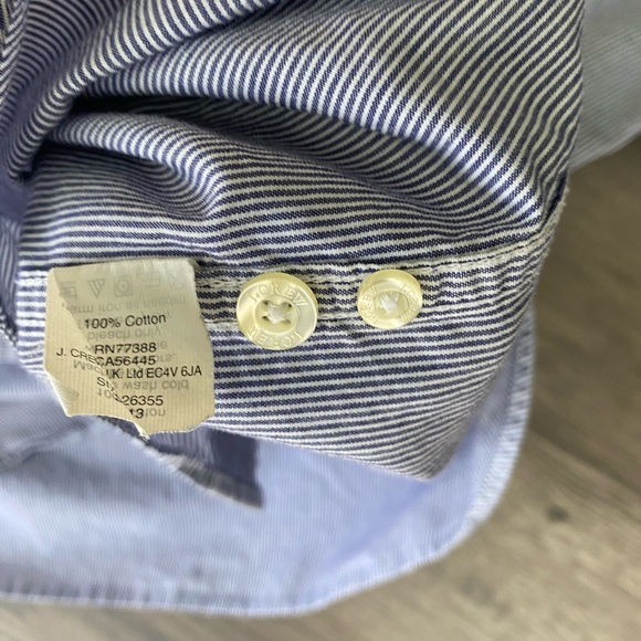 JCrew Striped Short Sleeve Button Down Shirt Sz.S - Picture 3 of 4